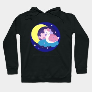 Keypers Dreamy Nights 1980s (For pale background) Hoodie